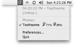 BluePhoneMenu screenshot