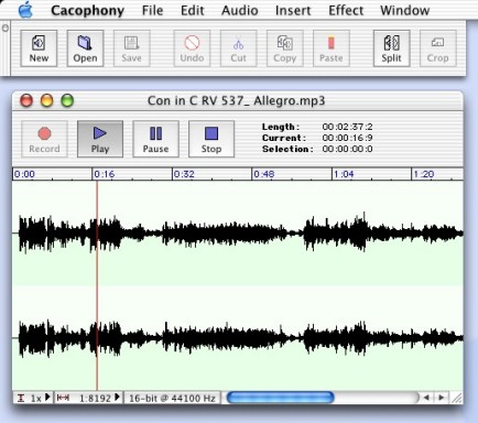 Cacophony screenshot