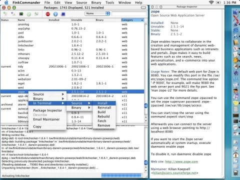 FinkCommander screenshot