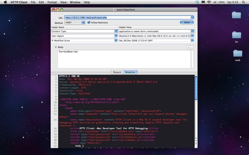 HTTP Client screenshot