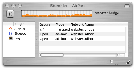 iStumbler screenshot
