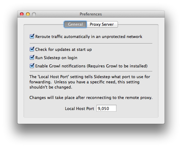 sidestep preferences