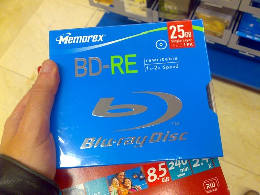 Blu-Ray rewritable disc