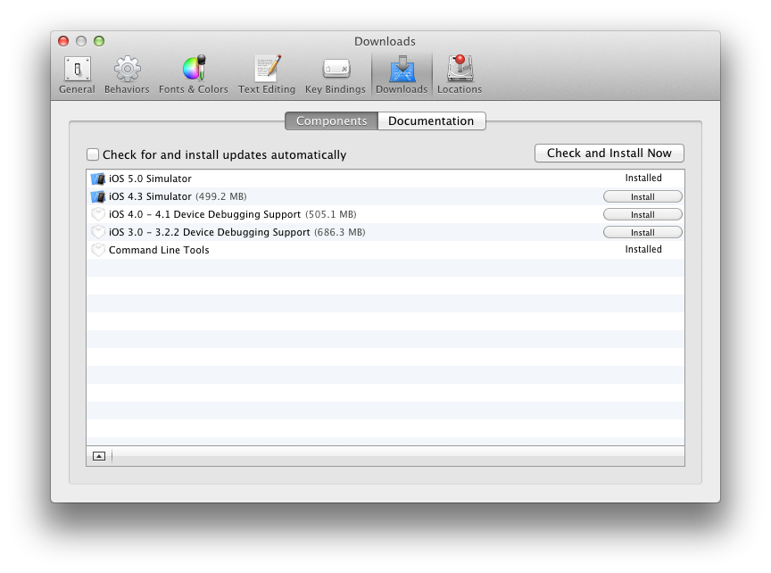xcode command line tools