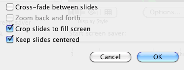 mountain lion screensaver settings