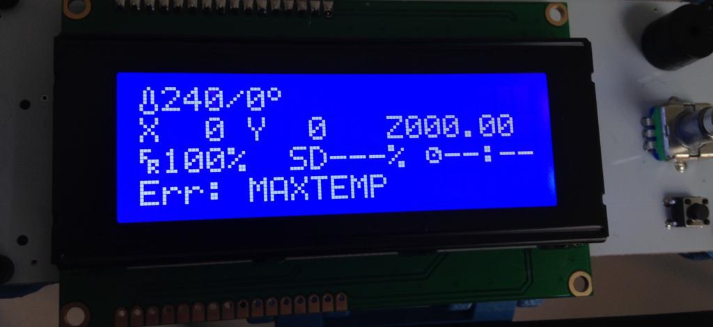 thermistor unplugged