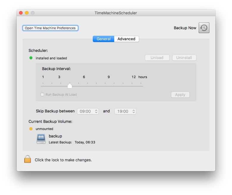 Time Machine Scheduler 4.0 Beta