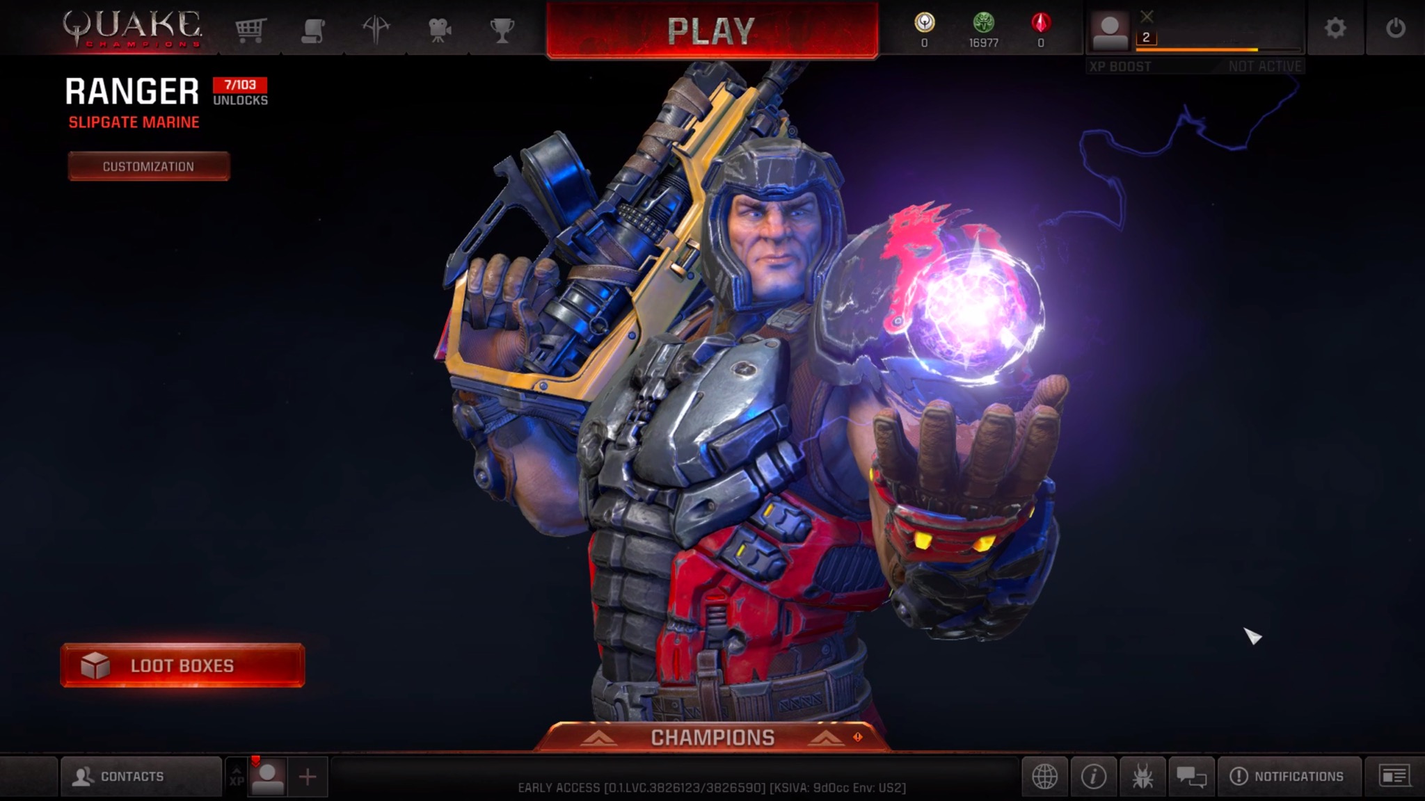 Ranger holding the dire orb