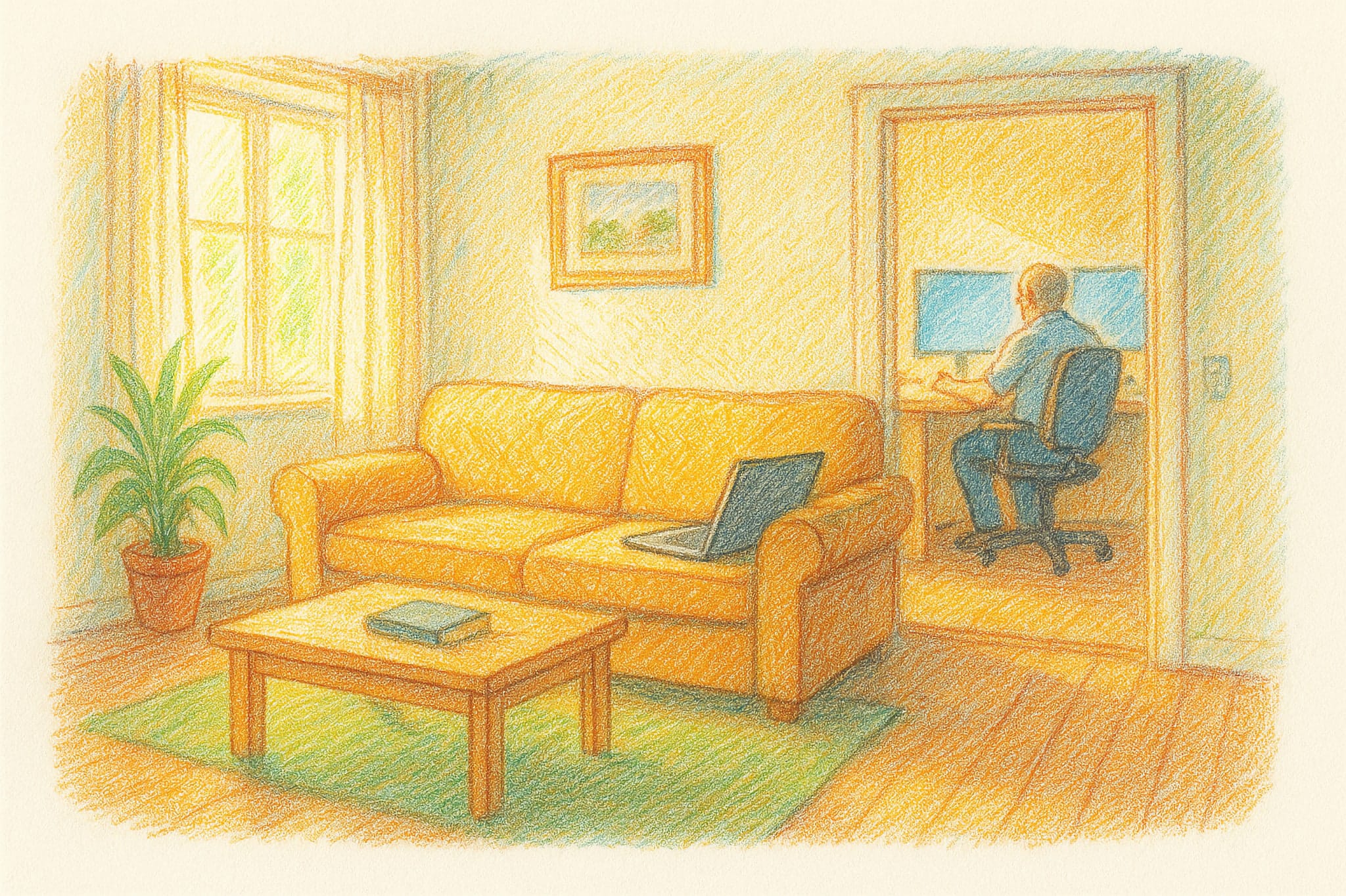 It's made for some nice, "quiet" times when I can't even enjoy the house