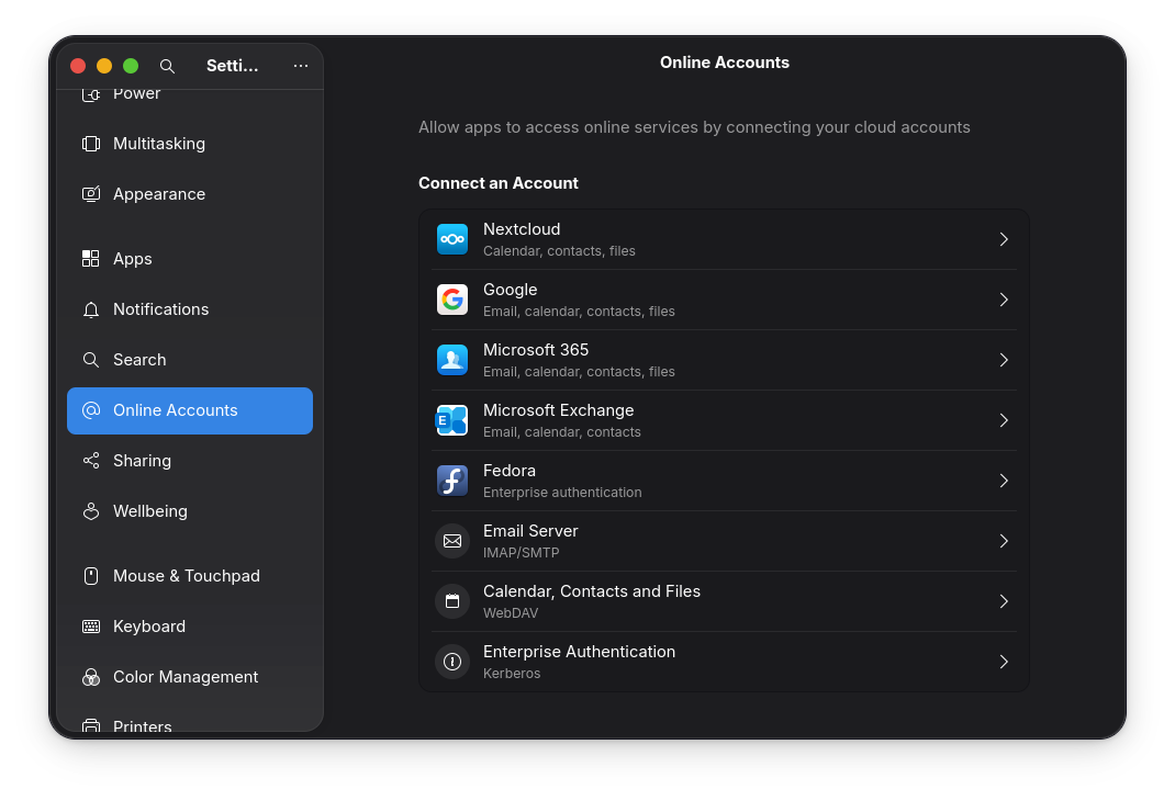 Cloud service integration options