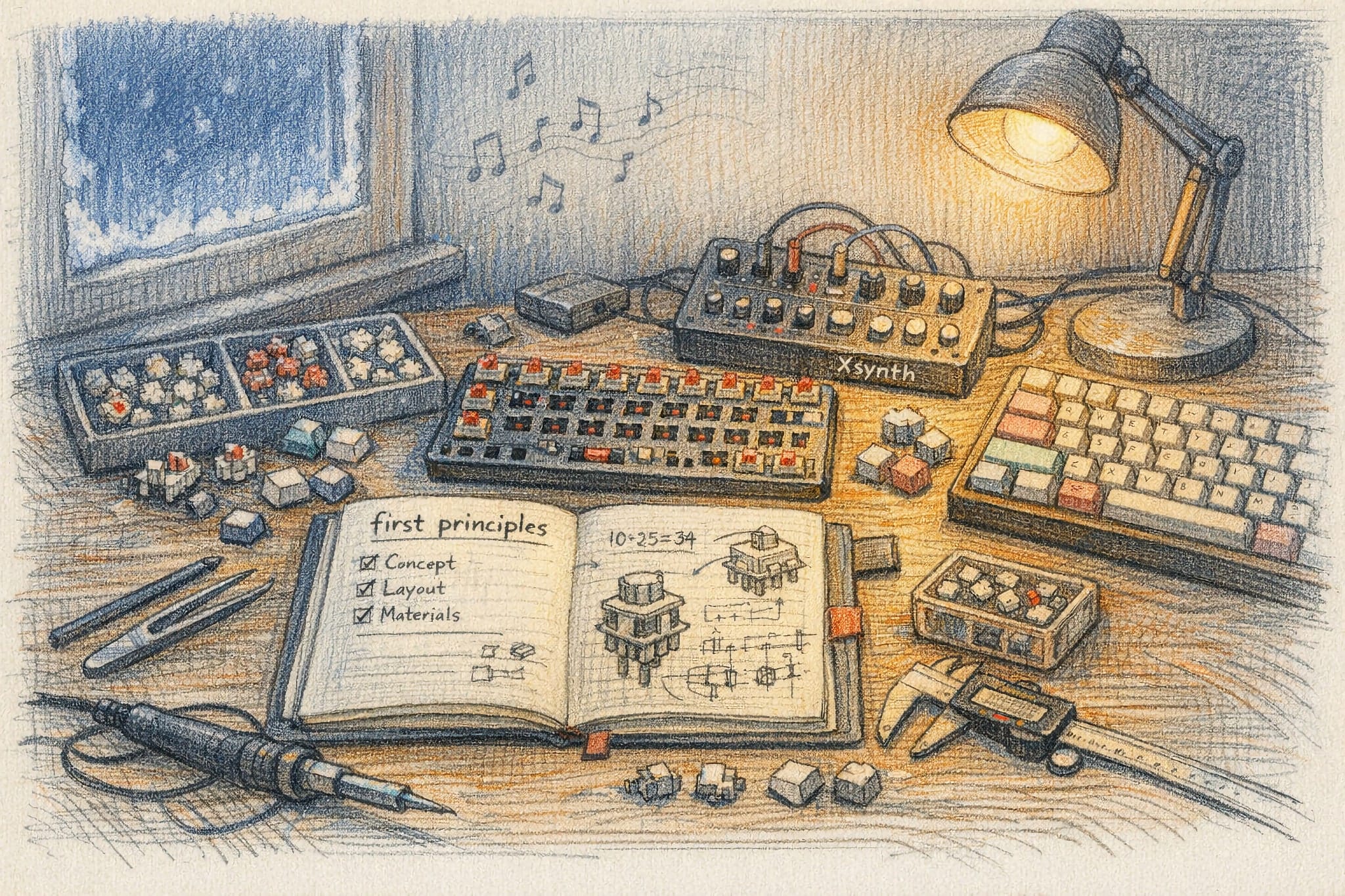 A messy desk is a happy desk... Almost