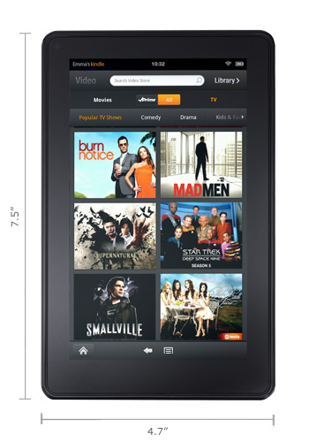 Kindle Fire, Sep. 2011