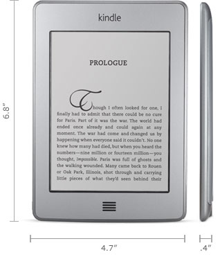 The Kindle Touch, Sep. 2011