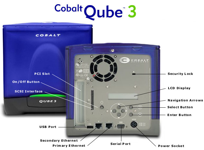 The Cobalt Qube3 in all its glory