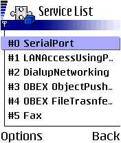 Bluetooth Browser screenshot