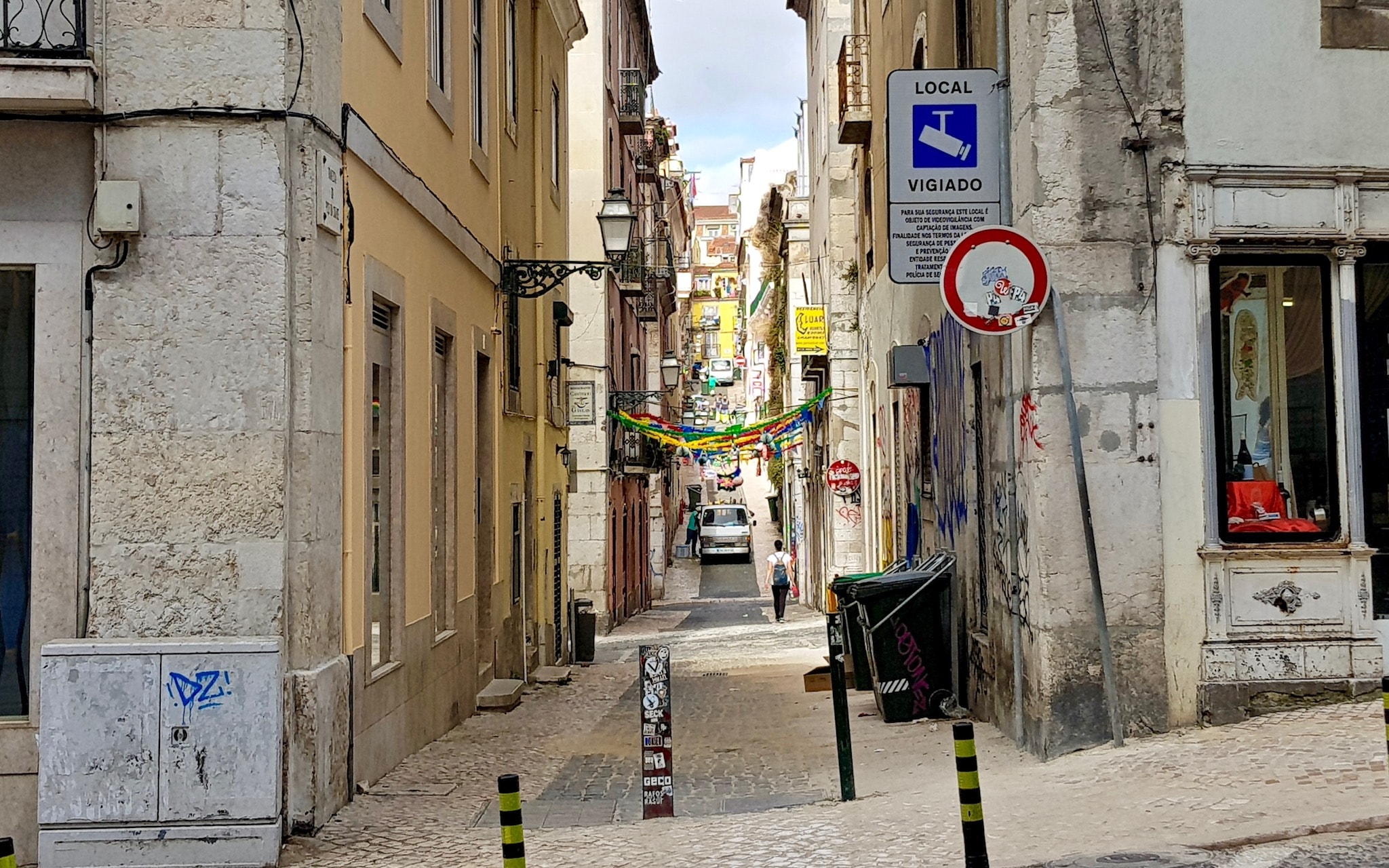 a side street in the bar district