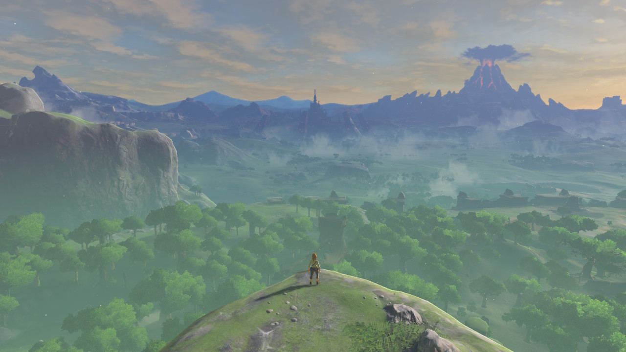 a glorious view upon Hyrule