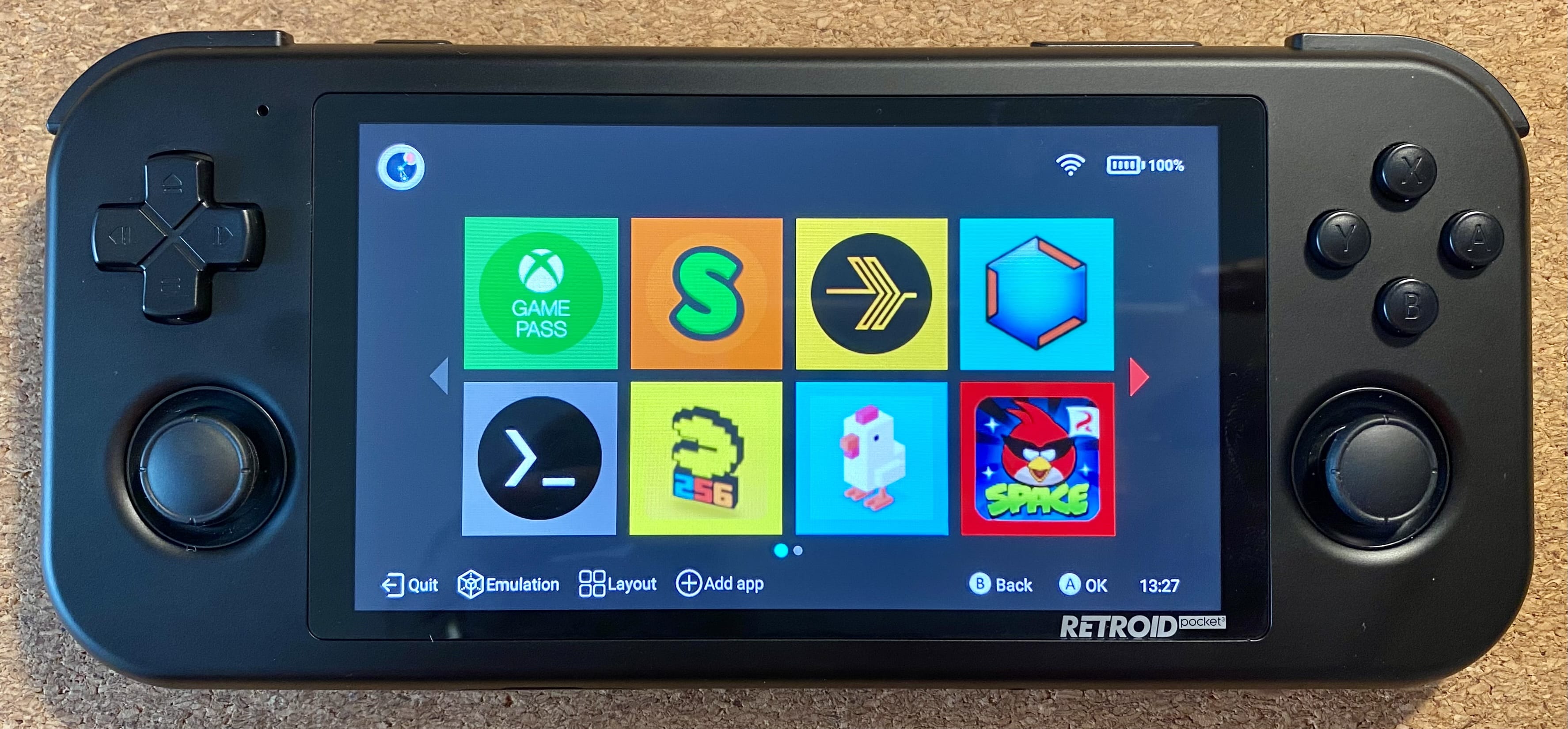 The custom launcher The custom launcher