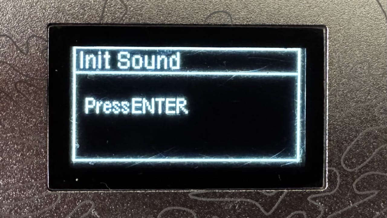 My nemesis - the init patch dialog