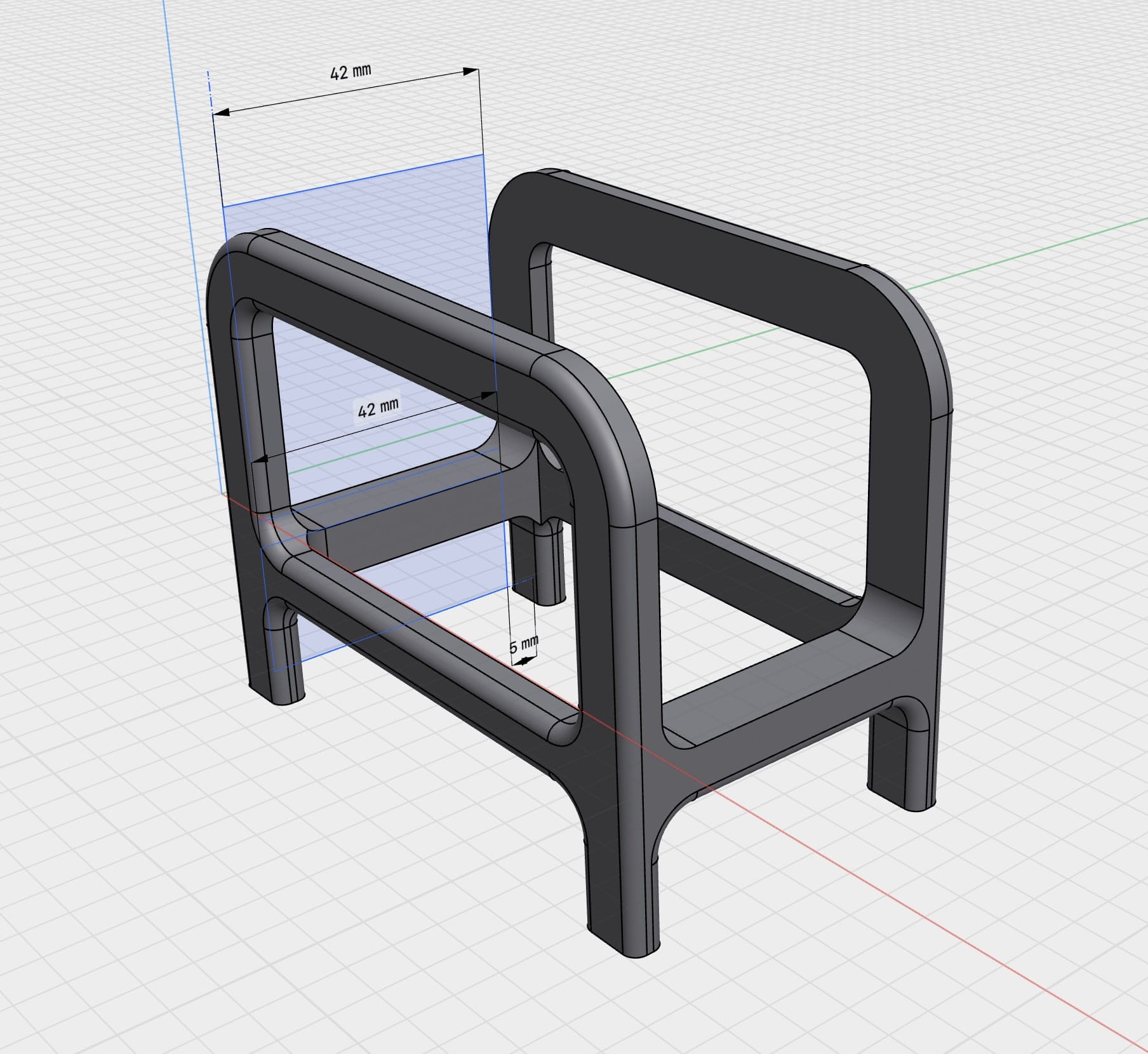 A 3D-printed vertical stand for the NestDisk