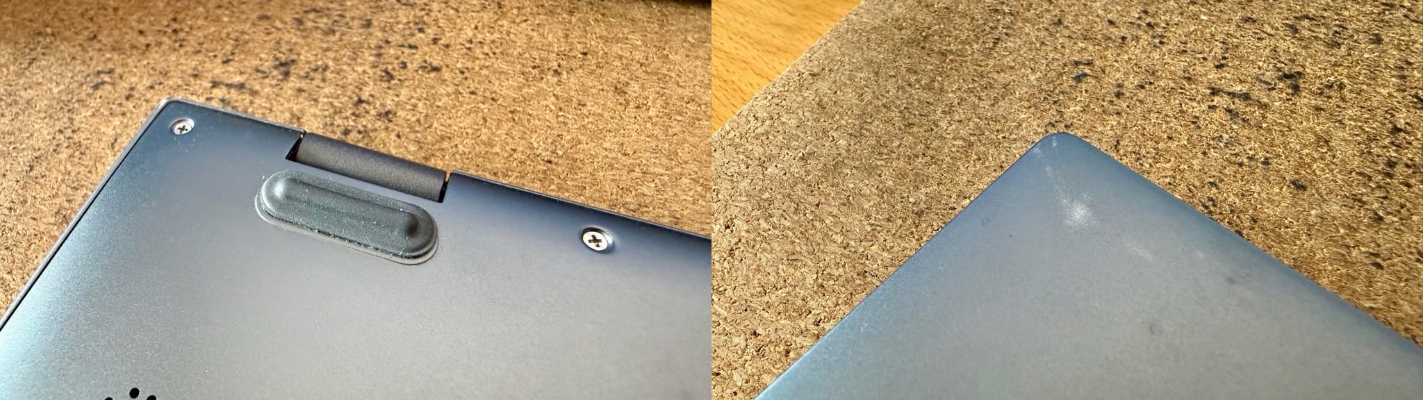 Scuffs on the MiniBook X metal cover