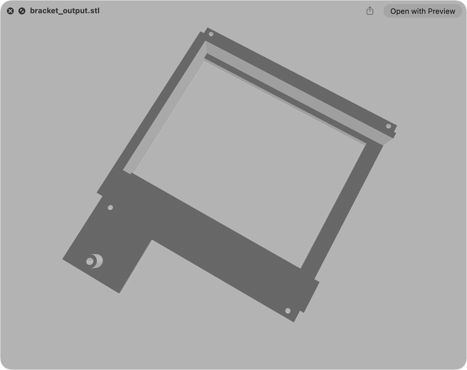 This is what the output looks like