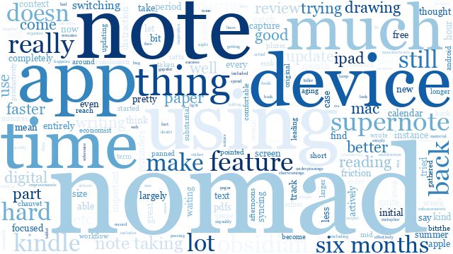 Six Months with the Supernote Nomad