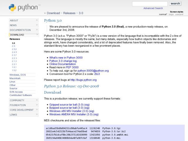 python download mac 3.0