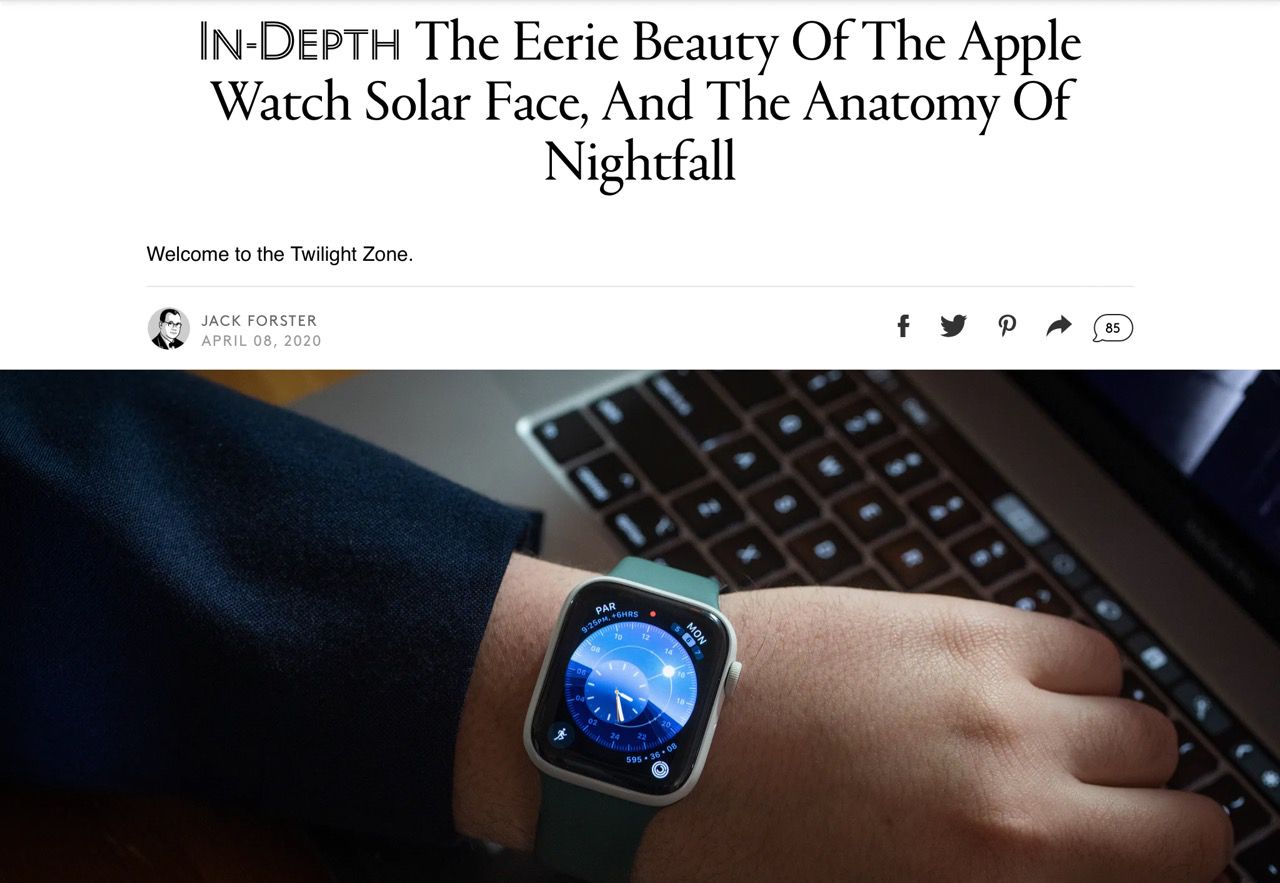 apple watch solar complication