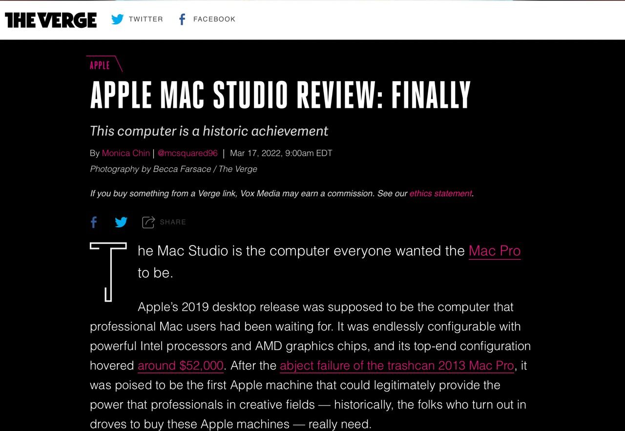 Mac Studio Review for Photography 